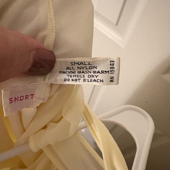 Vintage babydoll style lace chiffon nightgown - Picture 6 of 6